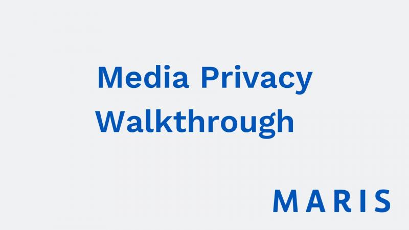 Media Privacy Walkthrough - Product
